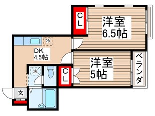 スト―クハイツ菊谷の物件間取画像